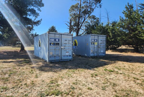 Shipping containers for secure storage