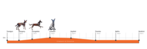 Trail map with Railway Dog locations