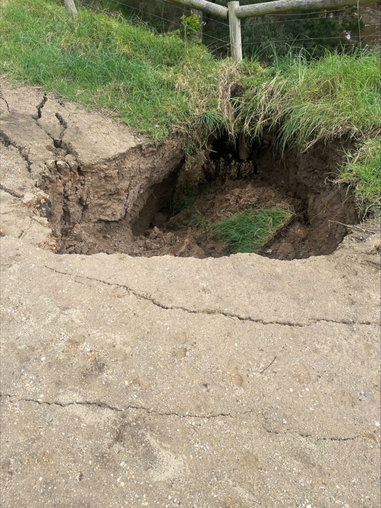 Damage to Trail